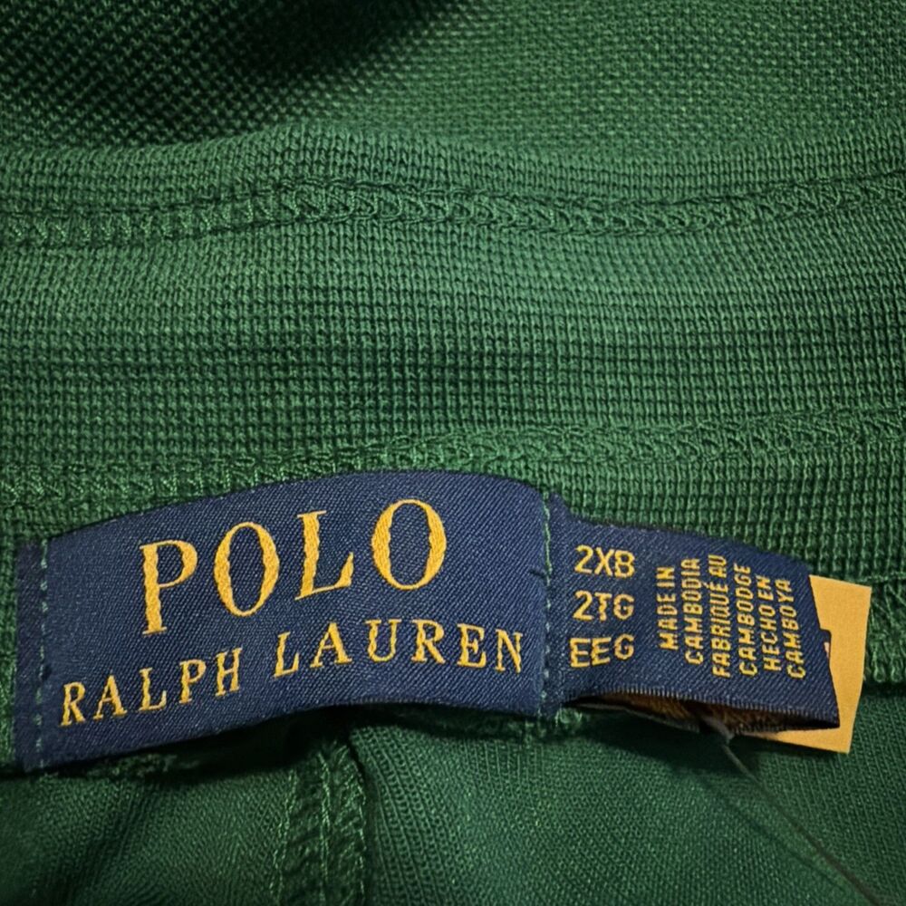 2XB POLO RALPH LAUREN Men's Green/red/white Shorts - Picture 7 of 11